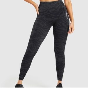 Gymshark Adapt Animal Seamless Zebra Leggings